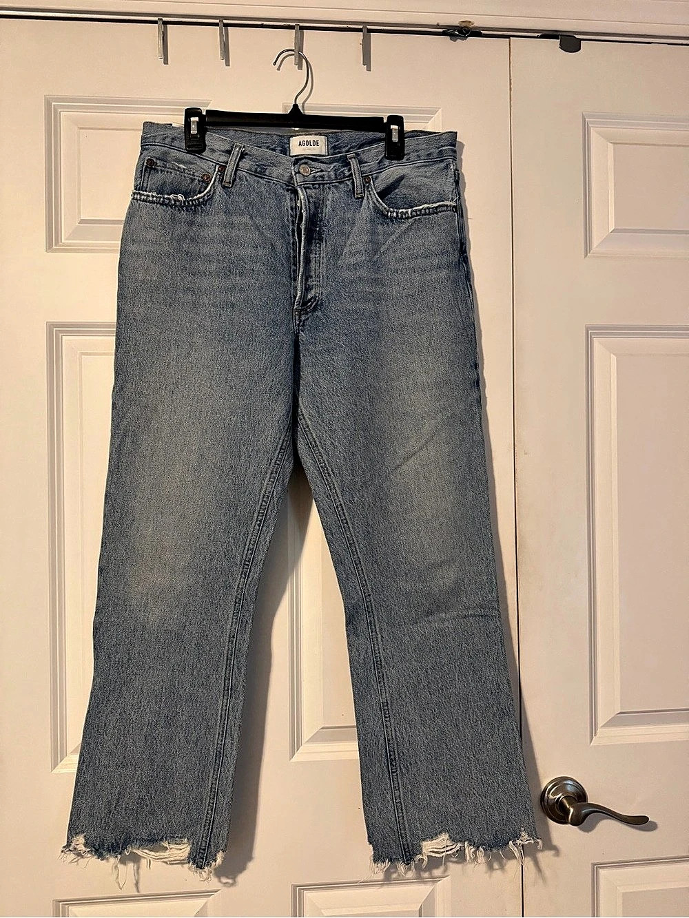 Agolde Relaxed Bootcut, slightly cropped Organic Cotton Jeans